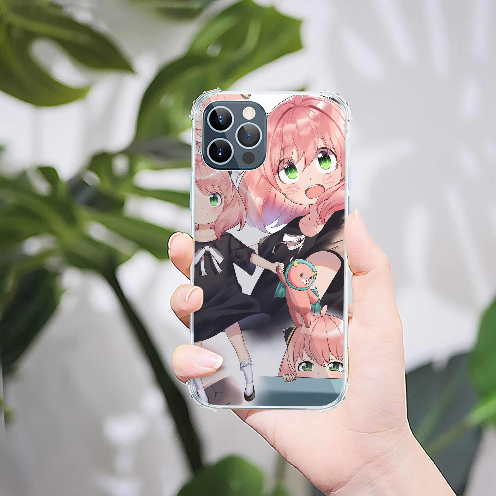 （画像用） SPY×FAMILY间谍家家酒 【iPhone 12シリーズ対応】透明スマホケース（クリアソフトケース）